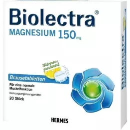 BIOLECTRA Magnesio 150 mg compresse effervescenti al limone, 20 pz