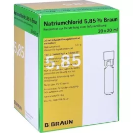 NATRIUMCHLORID 5,85% marrone MPC Soluzione per infusione, 20X20 ml