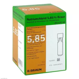 NATRIUMCHLORID 5,85% marrone MPC Soluzione per infusione, 20X20 ml