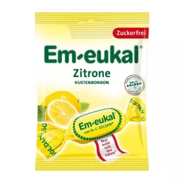 EM-EUKAL Caramelle al limone senza zucchero, 75 g