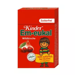 EM-EUKAL Scatola tascabile di caramelle senza zucchero per bambini, 40 g