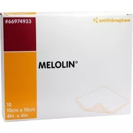 MELOLIN Medicazioni per ferite 10x10 cm sterili, 10 pz