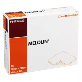 MELOLIN Medicazioni per ferite 10x10 cm sterili, 10 pz