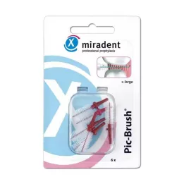 Scovolino interdentale Miradent Pic-Brush x-large al boro, 6 pz