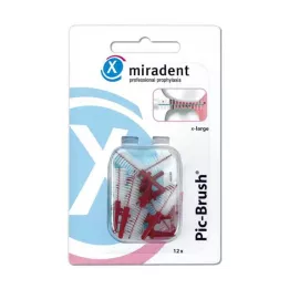 Scovolino interdentale Miradent Pic-Brush x-large al boro, 12 pz