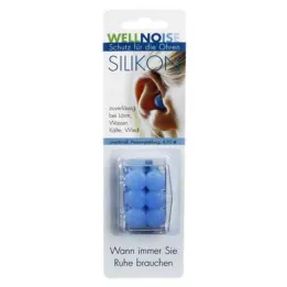 WELLNOISE Tappi per orecchie in blister blu, 3X2 pz