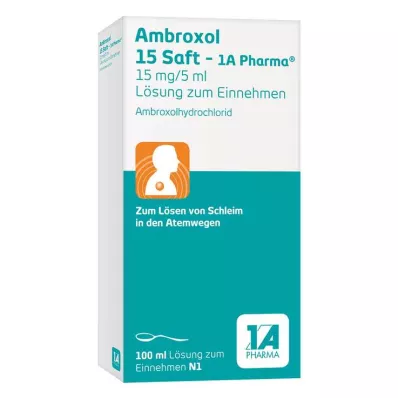 AMBROXOL 15 Succo-1A Pharma, 100 ml AMBROXOL 15 Succo-1A Pharma, 100 ml