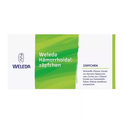 Supposte emorroidali Weleda, 50 pz