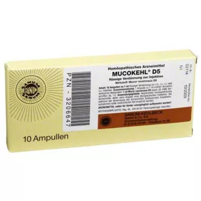 MUCOKEHL Fiale D 5, 10X1 ml
