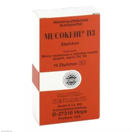 MUCOKEHL Supposte D 3, 10 pz