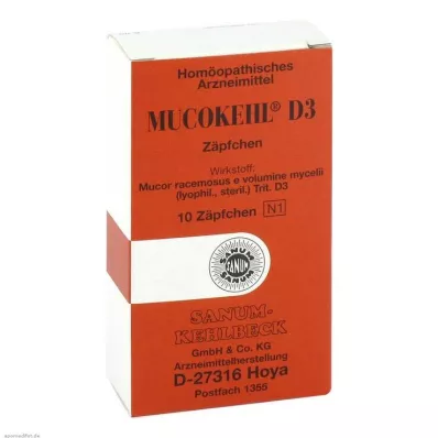 MUCOKEHL Supposte D 3, 10 pz