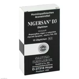 NIGERSAN D 3 Supposte, 10 pz