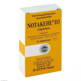 NOTAKEHL D 3 Supposte, 10 pz