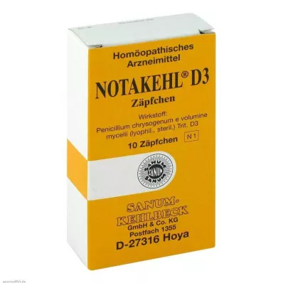 NOTAKEHL D 3 Supposte, 10 pz