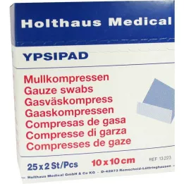 MULLKOMPRESSEN Ypsipad 10x10 cm sterile 8x, 25X2 pz