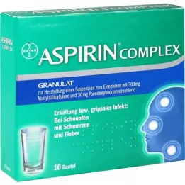 ASPIRIN COMPLEX bustina con granuli per la preparazione di una sospensione per la somministrazione, 10 pz