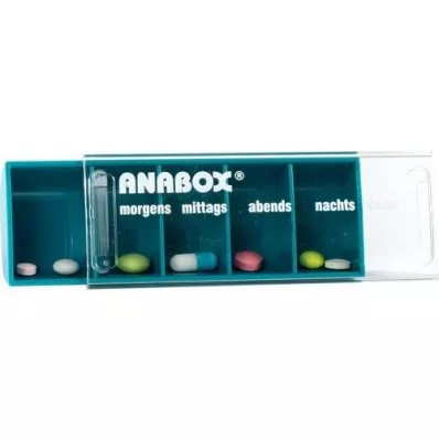 ANABOX Scatola da giorno turchese, 1 pz