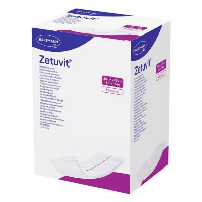ZETUVIT Impacchi assorbenti sterili 20x40 cm, 5 pz ZETUVIT Impacchi assorbenti sterili 20x40 cm, 5 pz