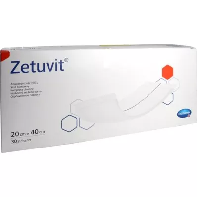 ZETUVIT Compresse assorbenti non sterili 20x40 cm, 30 pz