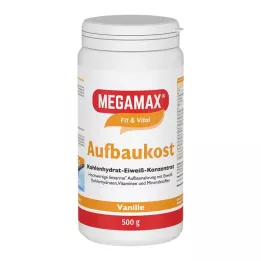 MEGAMAX Polvere di vaniglia alimentare per accumulo, 500 g