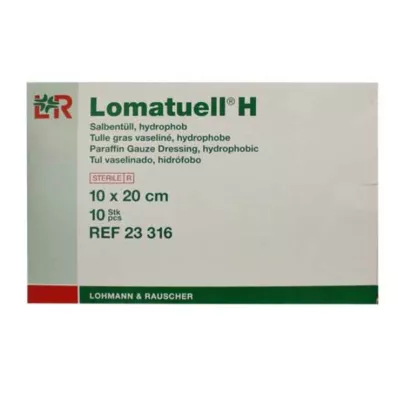 LOMATUELL H Tulle per pomata 10x20 cm sterile, 10 pz LOMATUELL H Tulle per pomata 10x20 cm sterile, 10 pz