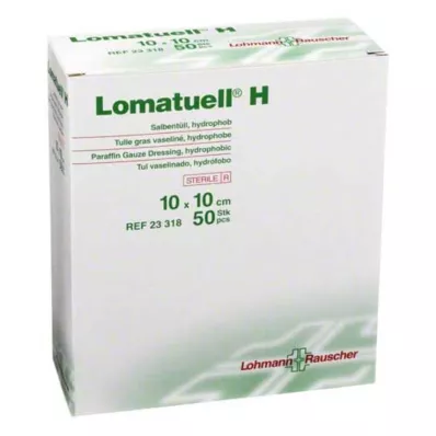 LOMATUELL H Tulle per pomata 10x10 cm sterile, 50 pz LOMATUELL H Tulle per pomata 10x10 cm sterile, 50 pz