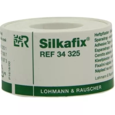 SILKAFIX Gesso a graffetta 2,5 cm x 5 m bobina di plastica, 1 pz