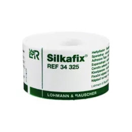 SILKAFIX Gesso a graffetta 2,5 cm x 5 m bobina di plastica, 1 pz