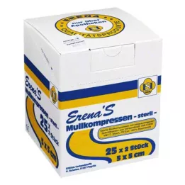ERENA Impacco di garza, 5x5 cm, sterile, 8x25X2 pz