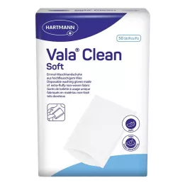 VALACLEAN guanti da lavaggio morbidi monouso, 50 pz