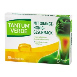 TANTUM VERDE 3 mg in pastiglie al gusto di arancia e miele, 20 pezzi