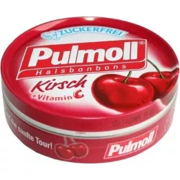PULMOLL Caramelle senza zucchero alla ciliegia, 50 g
