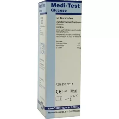 MEDI-TEST Strisce reattive per glucosio, 50 pz