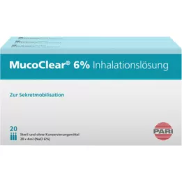 MUCOCLEAR Soluzione inalatoria di NaCl al 6%, 60X4 ml