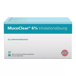MUCOCLEAR Soluzione inalatoria di NaCl al 6%, 60X4 ml