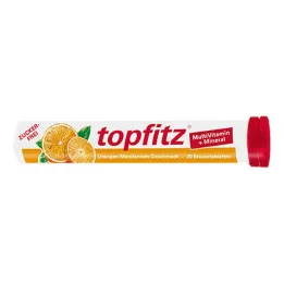 TOPFITZ Compresse effervescenti multivitaminiche+minerali, 20 pz