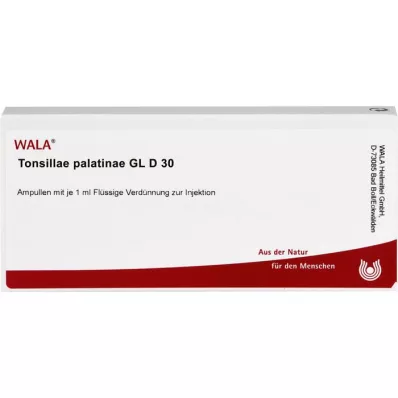 TONSILLAE palatinae GL D 30 fiale, 10X1 ml