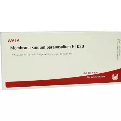 MEMBRANA sinuum paransalium GL D 30 fiale, 10X1 ml MEMBRANA sinuum paransalium GL D 30 fiale, 10X1 ml
