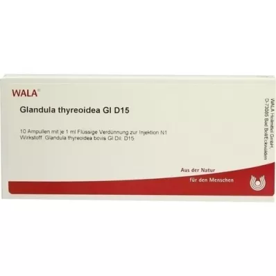GLANDULA THYREOIDEA GL D 15 Fiale, 10X1 ml
