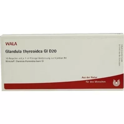 GLANDULA THYREOIDEA GL D 20 Fiale, 10X1 ml