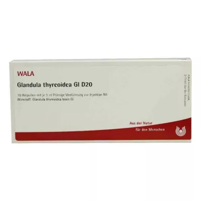 Glandula Thyreoidea Gl D20 fiale (10x1 ml) Glandula Thyreoidea Gl D20 fiale (10x1 ml)