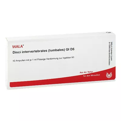 DISCI intervertebrale lombare GL D 5 fiale, 10X1 ml DISCI intervertebrale lombare GL D 5 fiale, 10X1 ml