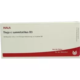 THUJA E SUMMITATIBUS D 3 fiale, 10X1 ml