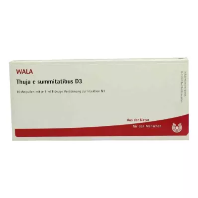 Thuja E Summitatibus D3 fiale (10x1 ml) Thuja E Summitatibus D3 fiale (10x1 ml)