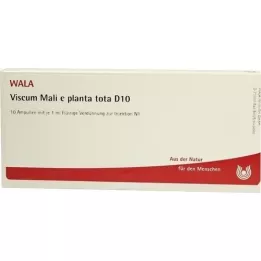 VISCUM MALI e pianta tota D 10 fiale, 10X1 ml