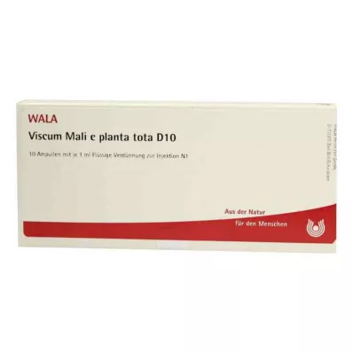 VISCUM MALI e pianta tota D 10 fiale, 10X1 ml VISCUM MALI e pianta tota D 10 fiale, 10X1 ml