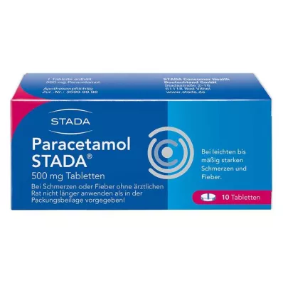 PARACETAMOL STADA compresse da 500 mg, 10 pezzi PARACETAMOL STADA compresse da 500 mg, 10 pezzi