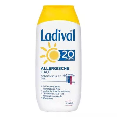 LADIVAL Gel per pelle allergica LSF 20, 200 ml