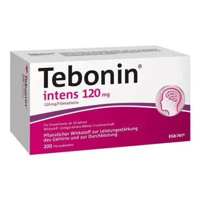 TEBONIN compresse intensive da 120 mg rivestite con film, 200 pz TEBONIN compresse intensive da 120 mg rivestite con film, 200 pz
