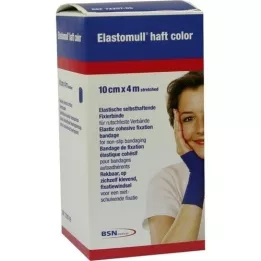 ELASTOMULL adesivo a colori 10 cmx4 m banda di fissaggio blu, 1 pz